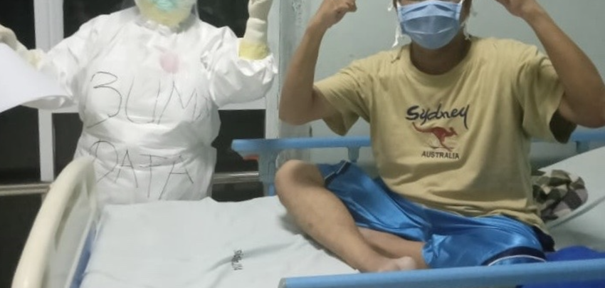 Penjual Rokok Sembuh dari Covid-19, Terima Kasih Paramedis, Terima Kasih Pak “Andre”