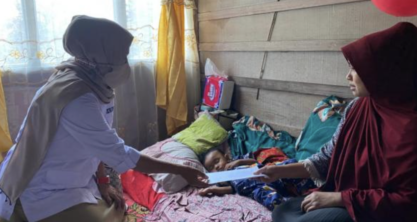 Andre Bantu Biaya Pengobatan Anak Tanpa Alat Kelamin di Solok