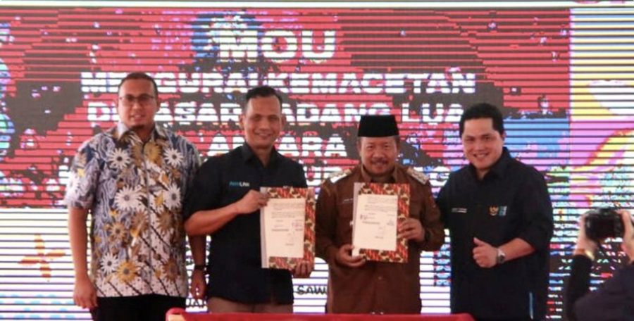 Erick Thohir-Andre Rosiade Saksikan MoU Pemkab Agam-KAI, Diyakini Atasi Macet