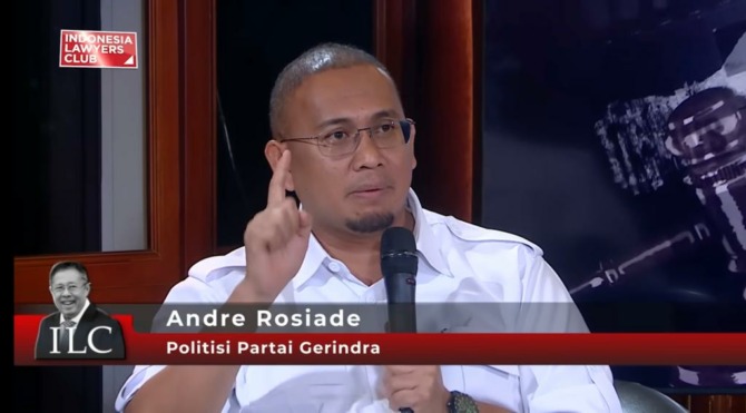 Tampil di ILC, Andre Rosiade: Prabowo Penjaga Persatuan Bangsa