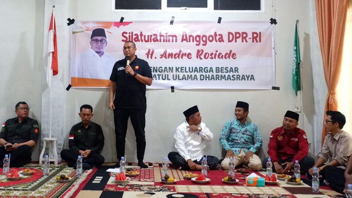 Andre Rosiade Silaturahmi ke Pengurus NU Dharmasraya Sumbar