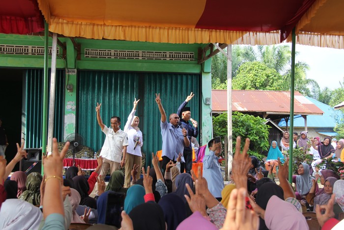 Andre Rosiade Kampanye, Teriakan Prabowo-Gibran Presiden Menggema