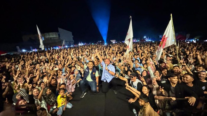 20 Ribu Orang Hadiri Konser Indonesia Maju, Andre Rosiade: Dharmasraya All in Prabowo-Gibran