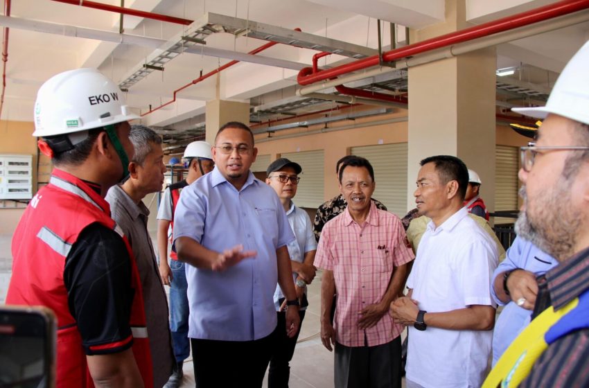 Pembangunan Fase VII Pasar Raya Padang hampir Rampung, Andre Rosiade: Ini Persembahan Kami untuk Masyarakat Sumbar