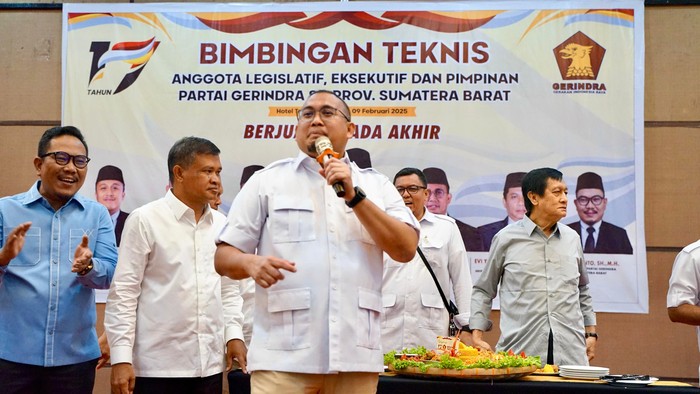 Seruan Andre Rosiade ke Gerindra Sumbar: Rebut Posisi Parpol Nomor 1!