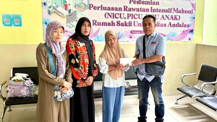 Andre Rosiade Bantu Anak Penderita Meningitis Hidrosefalus di Padang