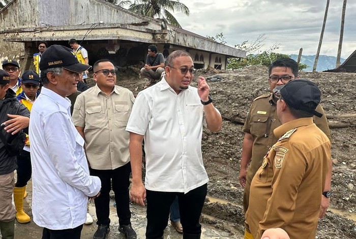 Andre Rosiade-Menteri PU Percepat Rekonstruksi Malalo-Sumpur Pascabencana