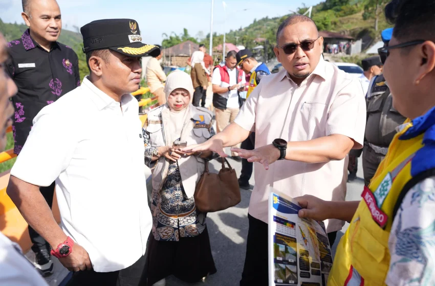 Bupati Solok Dan Anggota DPR RI Andre Rosiade Kunjungi Pembangunan Jalan Nasional Alahan Panjang – Surian