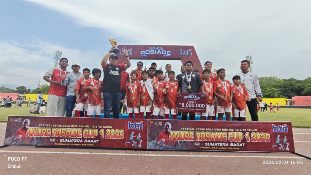 Andre Rosiade Cup 1, Griya Elok dan Padang Peduli Raih Juara