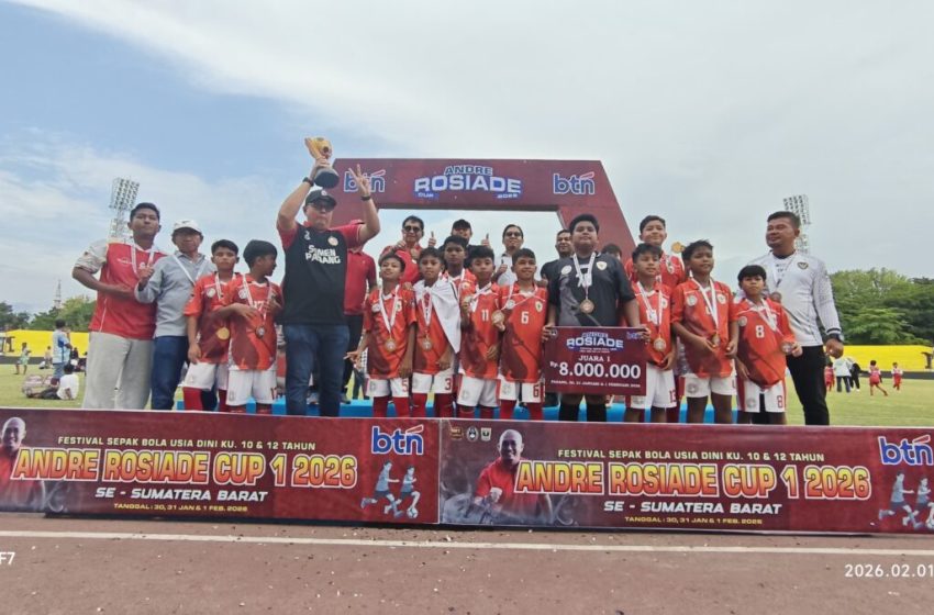 Andre Rosiade Cup 1, Griya Elok dan Padang Peduli Raih Juara
