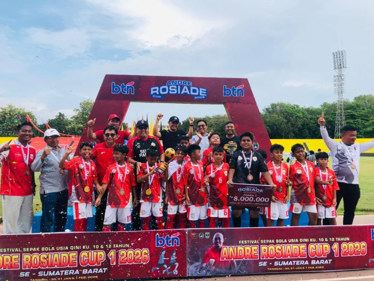 Andre Rosiade Cup 1 Tuntas Digelar, Jadi Panggung Talenta Muda Sepak Bola Sumbar