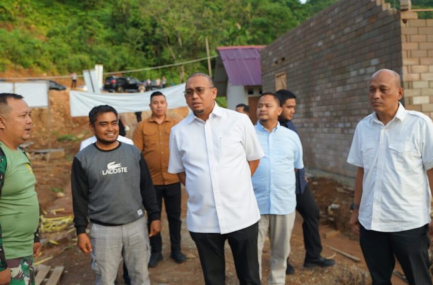 Andre Rosiade Tinjau Pembangunan Huntap Korban Banjir Bandang Pauh yang Dibangun Kadin
