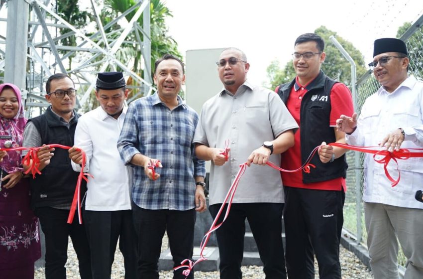 Andre Rosiade Resmikan BTS Telkomsel di Malalak Selatan, Dorong Agam Bebas Blank Spot