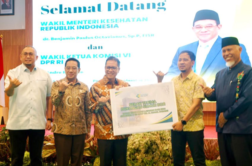 Andre Rosiade Hadirkan Solusi Air Bersih RS M Djamil Padang, Sumur Bor 124 Meter Resmi Diserahterimakan